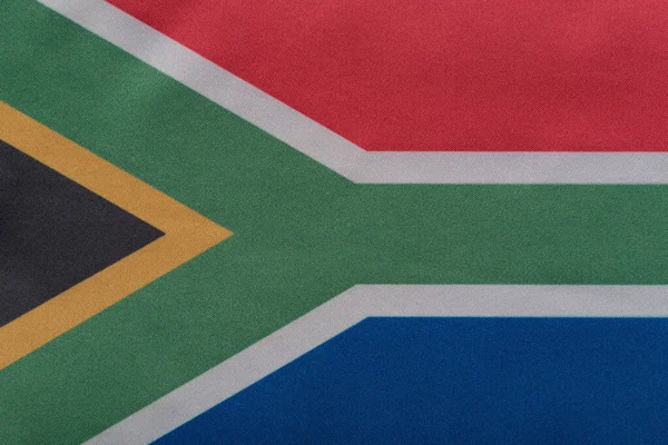 Прапор Рса Закривається National Flag Republic South Africa — стокове фото