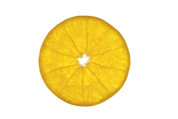 Fresh Sliced Juicy Orange Fruit Set White Background Tropical Orange — Stock Photo, Image