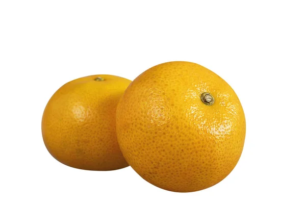 Świeże Owoce Pomarańczy Wyizolowane Białym Tle Clipping Path Owoców Tropikalnych — Zdjęcie stockowe