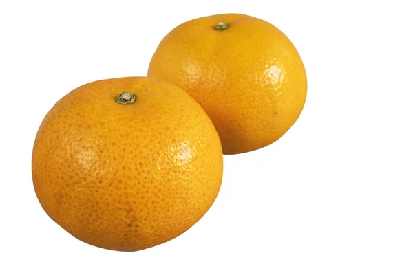 Świeże Owoce Pomarańczy Wyizolowane Białym Tle Clipping Path Owoców Tropikalnych — Zdjęcie stockowe