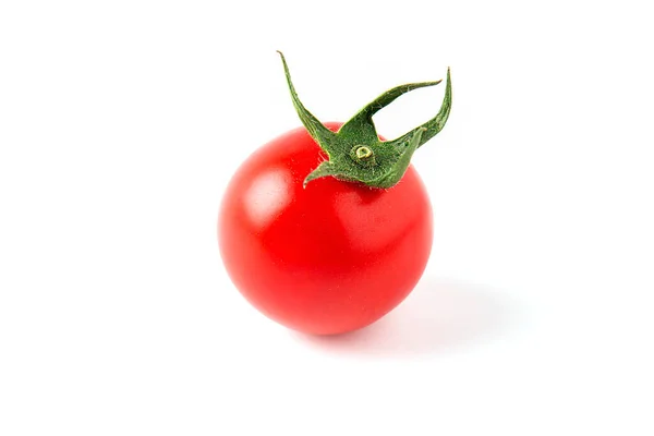 Tomate Isoliert Auf Weißem Hintergrund Frische Tomate Gesundes Gemüsekonzept — Stockfoto