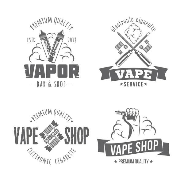 Badges vectoriels vape — Image vectorielle