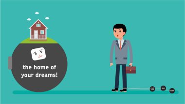 En küçük borç teklif evi ipotek ile genç bir yaş.