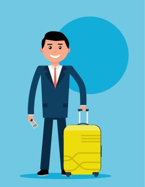 Düz afiş. İş sınıfı yolcu.