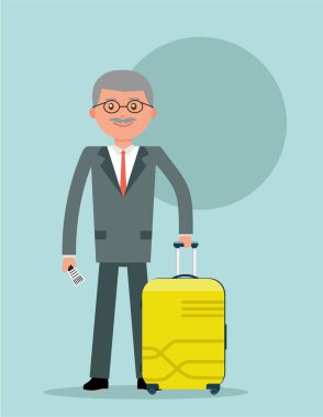 Düz afiş. İş sınıfı yolcu.