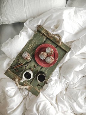 Yatak espresso kahve Servis Kahvaltı