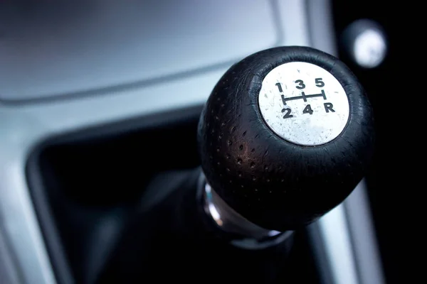 Gear stick closeup — Stock fotografie