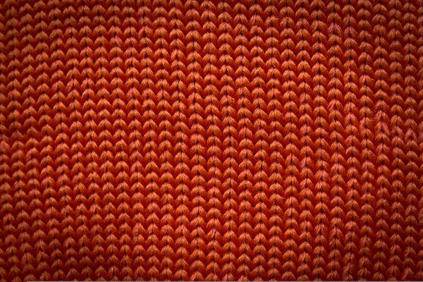 Tecido de malha laranja — Fotografia de Stock