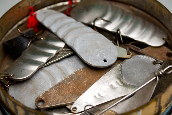 Old fishing lure — Stock Photo, Image