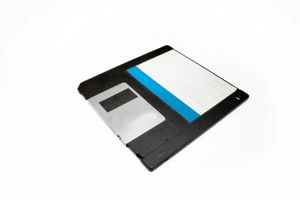 Disco Floppy Sfondo Bianco — Foto Stock