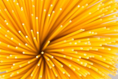 pişmemiş spagetti doku portre