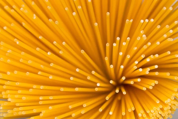 Primo Piano Della Consistenza Degli Spaghetti Crudi — Foto Stock