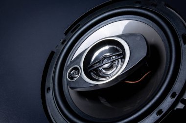 Modern car speaker close-up  clipart