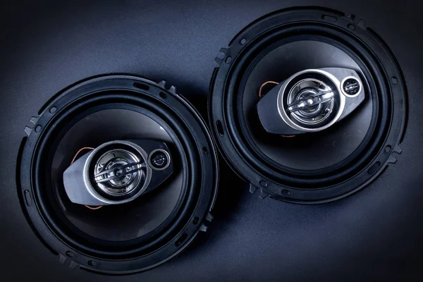 Modern car speakers close-up — Stock Photo, Image