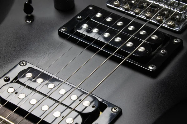 Az elektromos gitár részletei — Stock Fotó