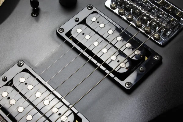 Detail elektrické kytary — Stock fotografie