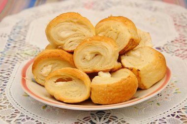 Ev yapımı çay ve kahve bisküvileri.