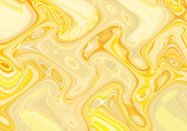 Eğri şekillerden oluşan renkli psikedelik bir arka plan. Görüntü