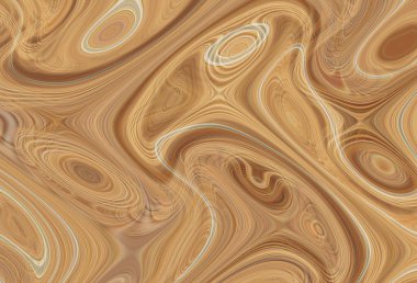 Eğri şekillerden oluşan renkli psikedelik bir arka plan. Görüntü