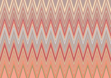 Renkli zig zag desenli soyut dekoratif doku. Görüntü.
