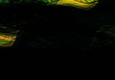 Farklı kalınlıklarda çizgiler oluşturulmuş renkli dalgalı bir arkaplan. Görüntü