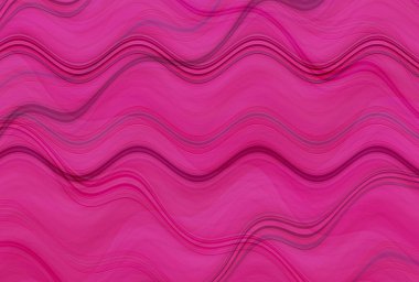 Farklı kalınlıklarda çizgiler oluşturulmuş renkli dalgalı bir arkaplan. Görüntü