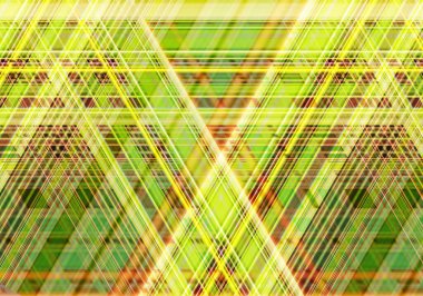 Çapraz çizgiler kullanılarak soyut renkli arkaplan oluşturuldu. Neon renkleri. İllüzyon. Posterler, el ilanları veya web tasarımı için kullanılabilir.