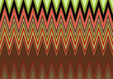 Renkli zig zag desenli soyut dekoratif doku. Görüntü.