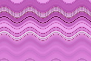 Farklı kalınlıklarda çizgiler oluşturulmuş renkli dalgalı arkaplan