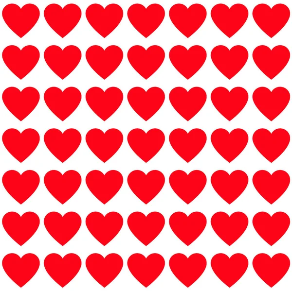 Colorful Seamless Pattern Hearts Valentines Day Illustration — Stock Photo, Image