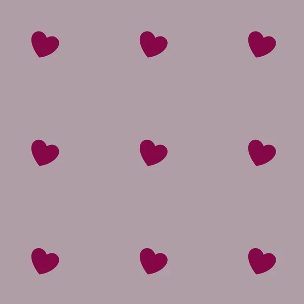 Цветной Бесшовный Узор Сердец День Святого Валентина Иллюстрация — стоковое фото