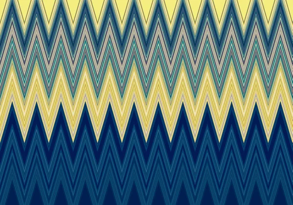 Abstracte Decoratieve Textuur Met Kleurrijke Zig Zag Patroon Illustratie — Stockfoto