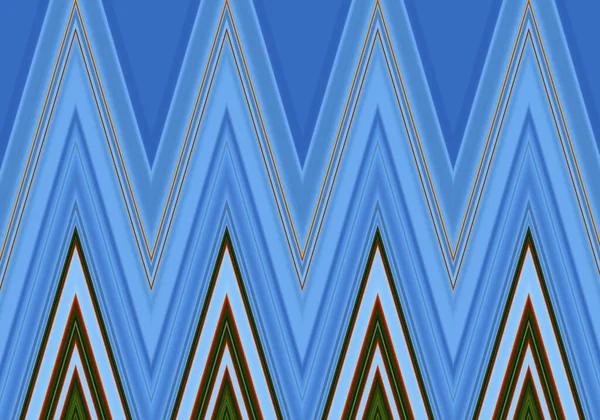 Texture Decorativa Astratta Con Motivo Zig Zag Colorato Illustrazione — Foto Stock