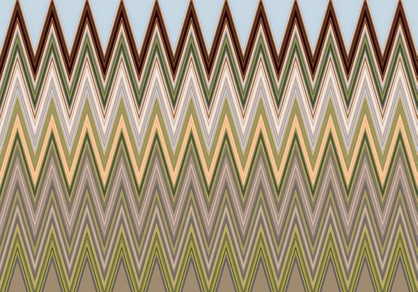 カラフルなジグザグパターンと抽象的な装飾的なテクスチャ イラスト — ストック写真