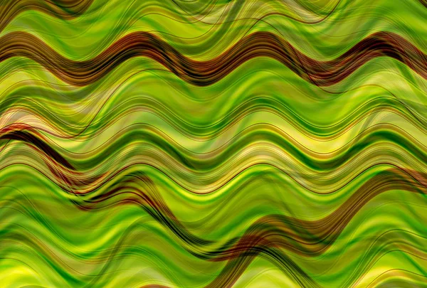 Kolorowe Faliste Tło Stworzone Linii Różnej Grubości Ilustracja — Zdjęcie stockowe