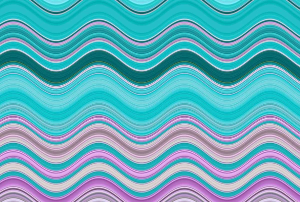 Farklı kalınlıklarda çizgiler oluşturulmuş renkli dalgalı arkaplan