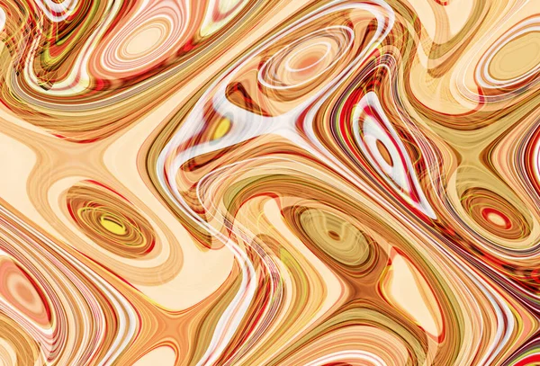 Πολύχρωμο Ψυχεδελικό Υπόβαθρο Φτιαγμένο Από Αλληλένδετα Καμπυλωτά Σχήματα Εικονογράφηση — Φωτογραφία Αρχείου