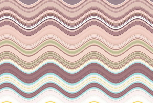 Farklı kalınlıklarda çizgiler oluşturulmuş renkli dalgalı arkaplan