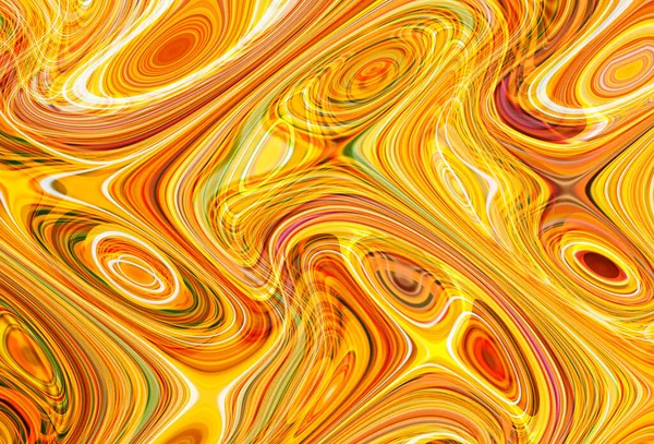 stock image Colorful psychedelic background made of interweaving curved shapes. Illustration