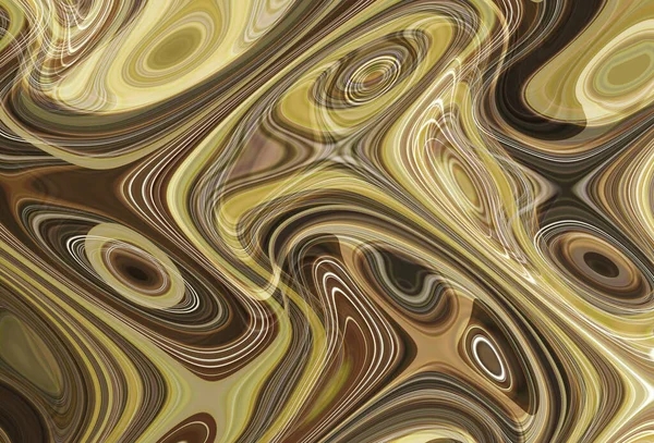 Eğri şekillerden oluşan renkli psikedelik bir arka plan. Görüntü