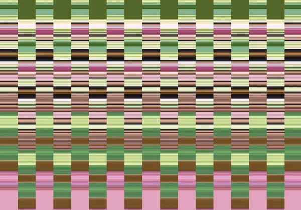 Patrón Colorido Abstracto Creado Con Rayas Verticales Cuadrados Color Ilustración — Foto de Stock