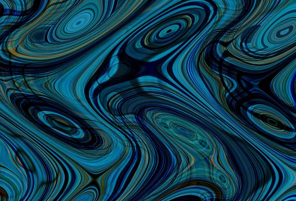 湾曲した形を織り込んだカラフルなサイケデリックな背景 イラスト — ストック写真