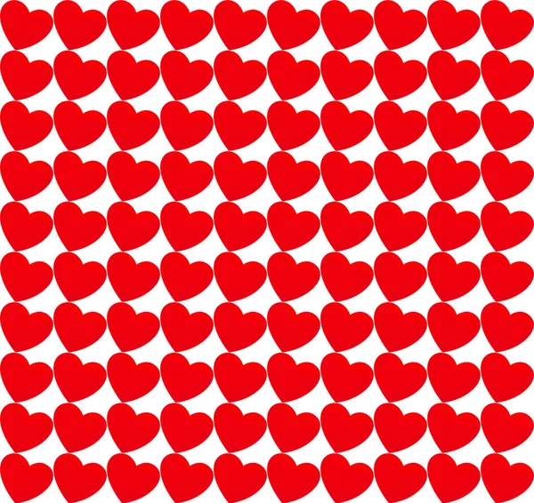 Colorful Seamless Pattern Hearts Valentines Day Illustration — Stock Photo, Image