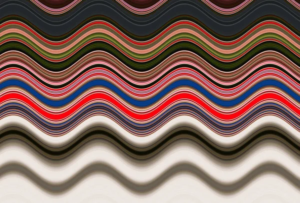 Colorful Wavy Background Created Lines Different Thicknesses — Stock Photo, Image