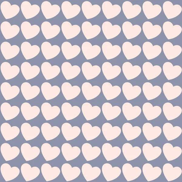 Padrão Sem Costura Colorido Corações Para Dia Dos Namorados Ilustração — Fotografia de Stock
