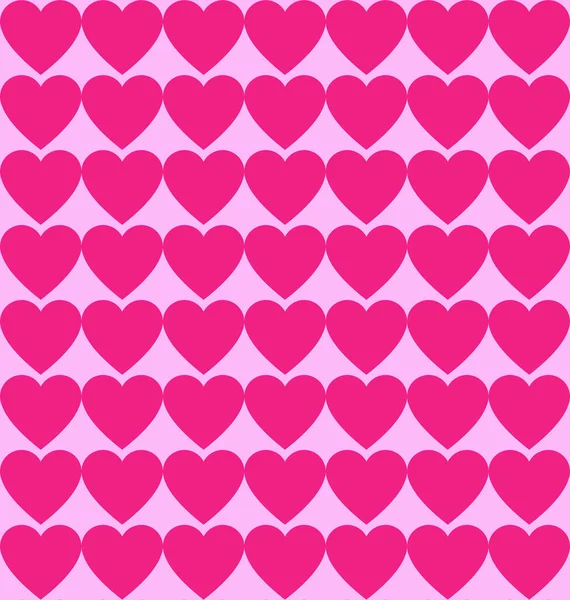 Colorful Seamless Pattern Hearts Valentines Day Illustration — Stock Photo, Image