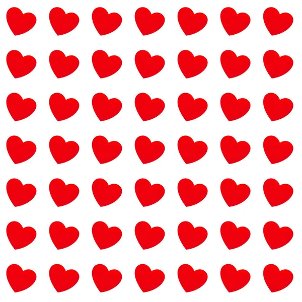 Barevný Bezproblémový Vzor Srdcí Valentýna Ilustrace — Stock fotografie