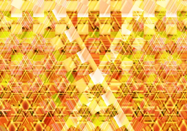 Illustration Mosaïque Colorée Créée Avec Des Lignes Des Triangles Des — Photo