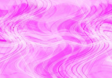 Farklı kalınlıklarda çizgiler oluşturulmuş renkli dalgalı bir arkaplan. Görüntü