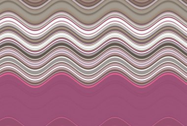 Farklı kalınlıklarda çizgiler oluşturulmuş renkli dalgalı arkaplan